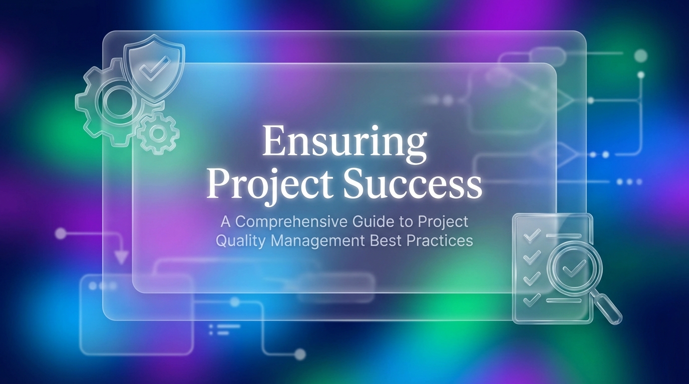 Project quality management