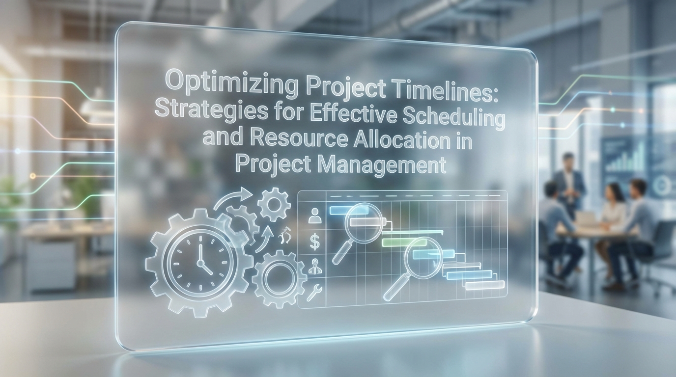 Project timeline optimization strategies