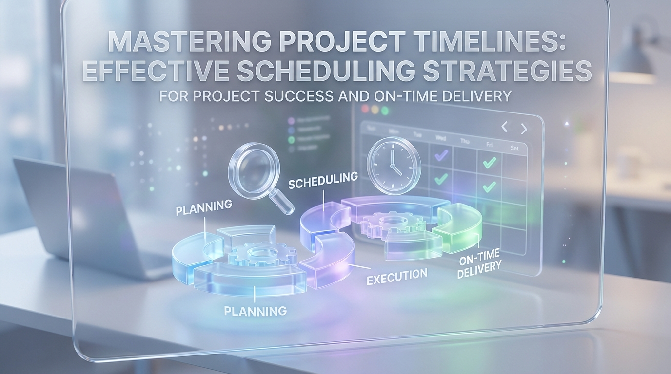 Project scheduling in project management