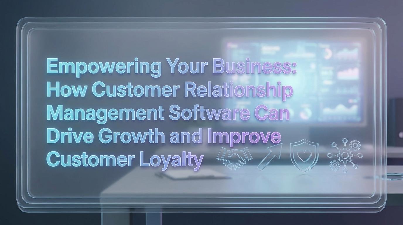 Customer Relationship software