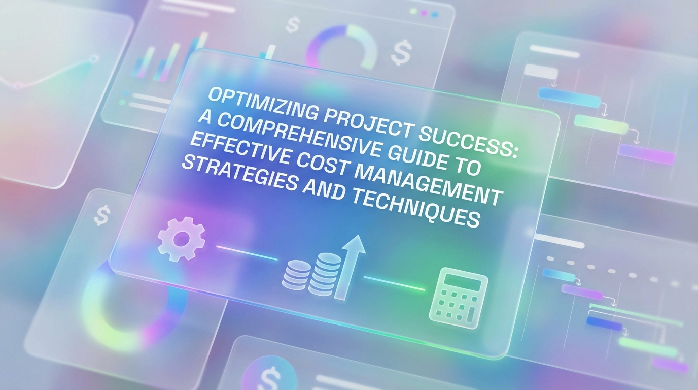 Project cost management