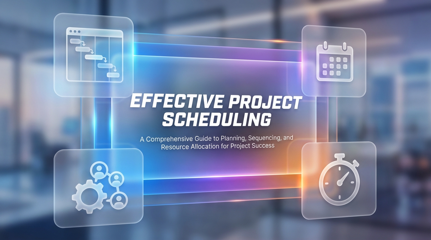 Project scheduling in project management